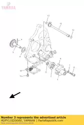 Here you can order the gear, pump from Yamaha, with part number 4DPY13320000: