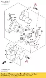 Here you can order the bolt,8x20 from Suzuki, with part number 0910608176: