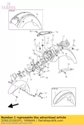 Aqui você pode pedir o pára-choque dianteiro comp. Em Yamaha , com o número da peça 3D82151001P1: