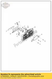 harley davidson 67900465 kentekenplaathouder - Rechterkant