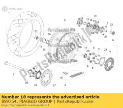 Qui puoi ordinare link di connessione da Piaggio Group , con numero parte 859754: