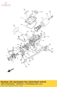 yamaha 18P144090000 amortyzator - Dół