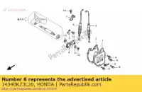 14340KZ3L20, Honda, comp. cabo, fr. ex. válvula honda cr  r crf x cr250r 250 , Novo