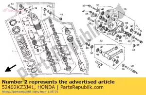 Honda 52402KZ3J41 mola, almofada rr (4. - Lado inferior