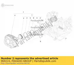 Here you can order the piston pin from Piaggio Group, with part number 969214: