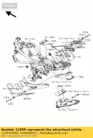 110550584, Kawasaki, support, ecu er650c9f kawasaki er-6f er-6n 650 2009 2010 2011, Nouveau