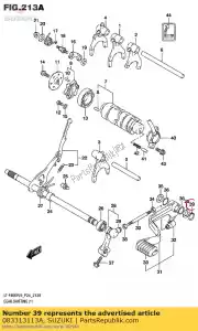 suzuki 083313113A circlip - Lado inferior