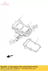 Ici, vous pouvez commander le cylindre 1 auprès de Yamaha , avec le numéro de pièce 23P113110100: