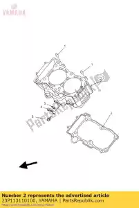 yamaha 23P113110100 cylindre 1 - La partie au fond