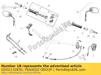 GU01132830, Piaggio Group, Cable estrangulador moto-guzzi bellagio v 940 1100 1999 2001 2002 2003 2007, Nuevo