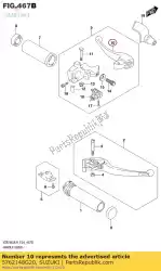 Here you can order the lever,clutch from Suzuki, with part number 5762148G20: