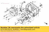 91311KCY670, Honda, junta, tampa da embreagem honda xr  r xr400r 400 , Novo