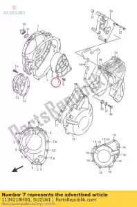 suzuki 1134218H00 placa, embreagem co - Lado inferior