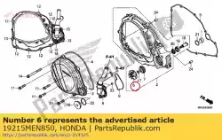 Aqui você pode pedir o impulsor, bomba de água em Honda , com o número da peça 19215MEN850:
