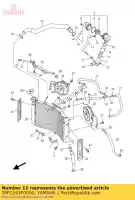 39P1243F0000, Yamaha, mangueira, 3 yamaha fz 800 2011 2012 2013 2014 2015, Novo