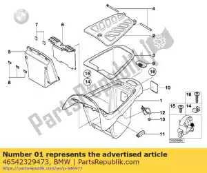 Bmw 46542329473 vano portaoggetti posteriore - immagine 11 di 11