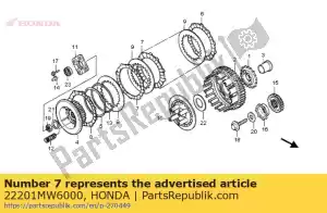 honda 22201MW6000 disk, clutch friction - Bottom side