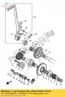 5Y1156600100, Yamaha, coup de pied manivelle assy yamaha tt xt 600 1986 1987 1989 1991 1993 1994 1995 1997 1999, Nouveau