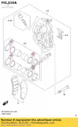 Here you can order the seal set,piston from Suzuki, with part number 5910014820: