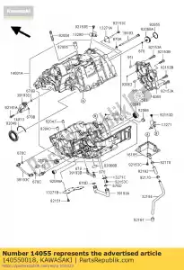 Kawasaki 140550018 case-gear - Bottom side