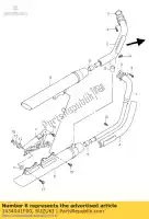 1434041F00, Suzuki, compensador de corpo, silencioso suzuki vl 800 2001 2002 2003 2004, Novo