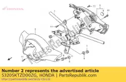 Here you can order the cover,han*nha48m* from Honda, with part number 53205KTZD00ZG:
