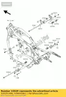 320291986, Kawasaki, beugel-motor, rr, links vn1500-d1 kawasaki vn 1500 1600 1996 1997 1998 1999 2000 2001 2002 2003 2004 2005 2006 2007, Nieuw