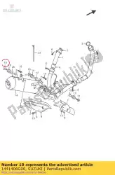 Qui puoi ordinare dado, silenziatore sup da Suzuki , con numero parte 1441406G00: