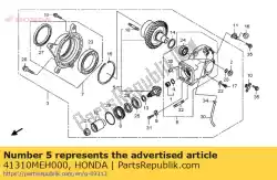 Aqui você pode pedir o conjunto de engrenagens, final em Honda , com o número da peça 41310MEH000: