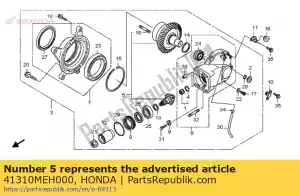 Honda 41310MEH000 zestaw kó? z?batych, ko?cowy - Dół