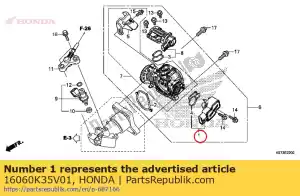 honda 16060K35V01 sensorset - Onderkant