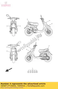 yamaha 5WWF17F34000 gráfico 3 - Lado inferior