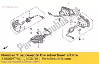 33606MT4611, Honda, lentille comp., r. rr. clignotant honda vfr  r f vfr750f 750 , Nouveau