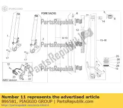 Here you can order the preload tube from Piaggio Group, with part number 896581: