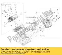 2A000485, Piaggio Group, rh head assy w/h valve moto-guzzi audace audace 1400 carbon abs eldorado 1400 abs (apac) zgulc000 zgulc001 zgulca00 zgulcb00 zgulcb0001 zgulce00 zgulcu00 zgulcu01 zgulcua0 zgulcub001 zgulcub1 1400 2015 2016 2017 2018 2019 2020 2021, New