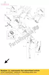 Here you can order the rr. Footrest assy.,2 from Yamaha, with part number 1D4F74400000: