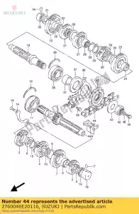 suzuki 2760046E20116 corrente, unidade 116 - Lado inferior