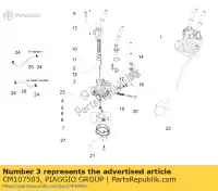 CM107503, Piaggio Group, perno conico a8     , Nuovo