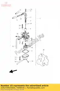 yamaha 2JA143920000 zawór, ig?a - Dół