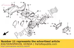 Aqui você pode pedir o tampa, caixa de utilitários * r232 * (r232 vermelho patriota) em Honda , com o número da peça 83670HN5M40ZB: