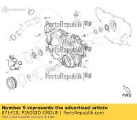 871418, Aprilia, joint torique, Nouveau