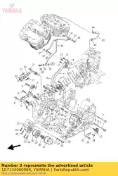 Aquí puede pedir tubo de aceite comp. 2 de Yamaha , con el número de pieza 1D7134060000: