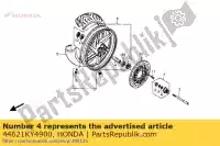 44621KY4900, Honda, col, fr. distance de roue honda nsr  r nsr125r 125 , Nouveau