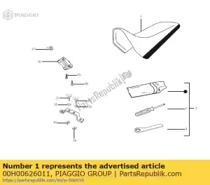 Piaggio Group 00H00626011 siod?o - Dół