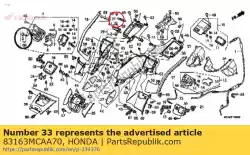 Here you can order the knob, lower vent adjuster lever from Honda, with part number 83163MCAA70: