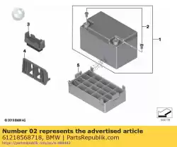 Here you can order the screw set from BMW, with part number 61218568718: