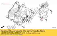 11360KYJ900, Honda, cover comp., l. rr. honda  cbr 250 300 2011 2013 2017 2018, New