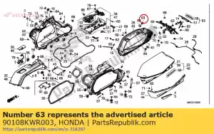 honda 90108KWR003 stud, bal - Onderkant