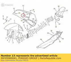 Ici, vous pouvez commander le vis m6x16 auprès de Piaggio Group , avec le numéro de pièce 00F05900041: