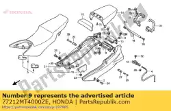 kap, rr. Midden onder * g van Honda, met onderdeel nummer 77212MT4000ZE, bestel je hier online: